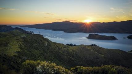 Sunrise at Lytelton