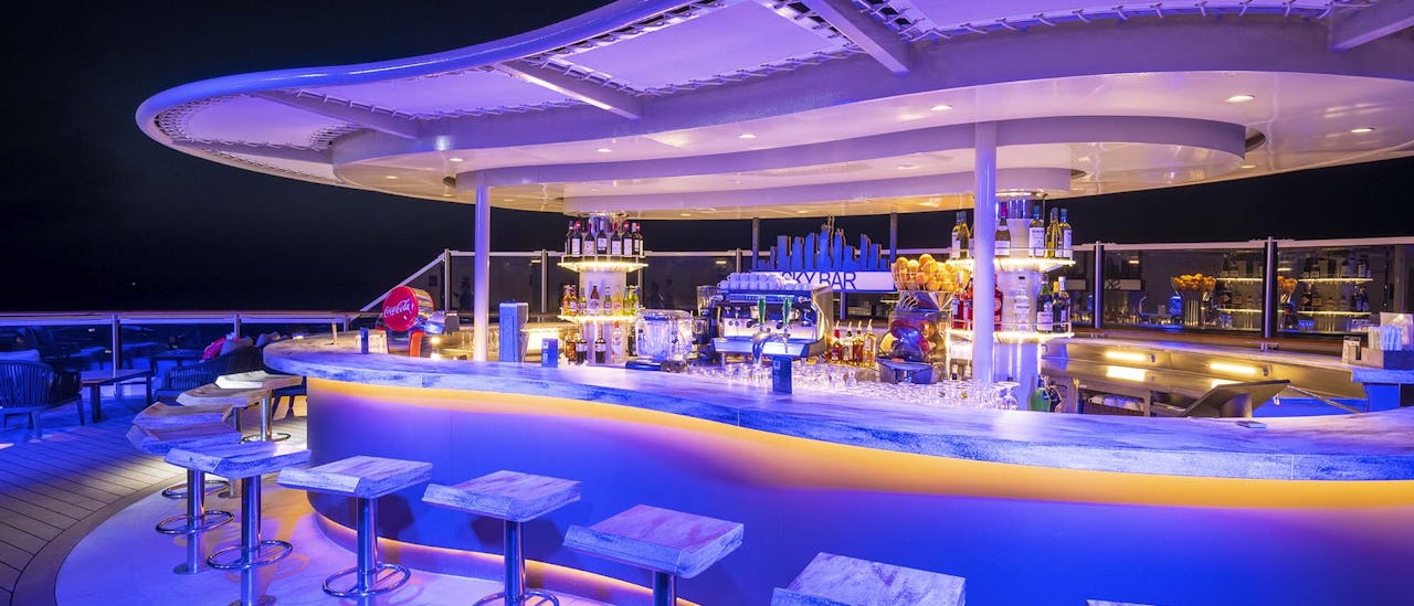 Have a drink at the Sky bar