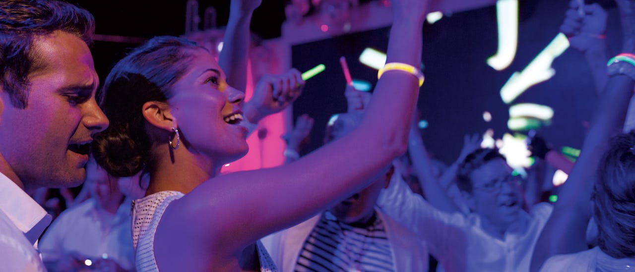 The nightclub Spice H2Owith a dance floor under the stars
