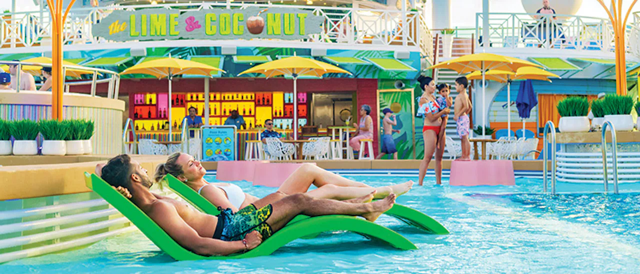The Lime and Coconut turns up the vacation vibes with tropical cocktails, lively music, and a vibrant atmosphere