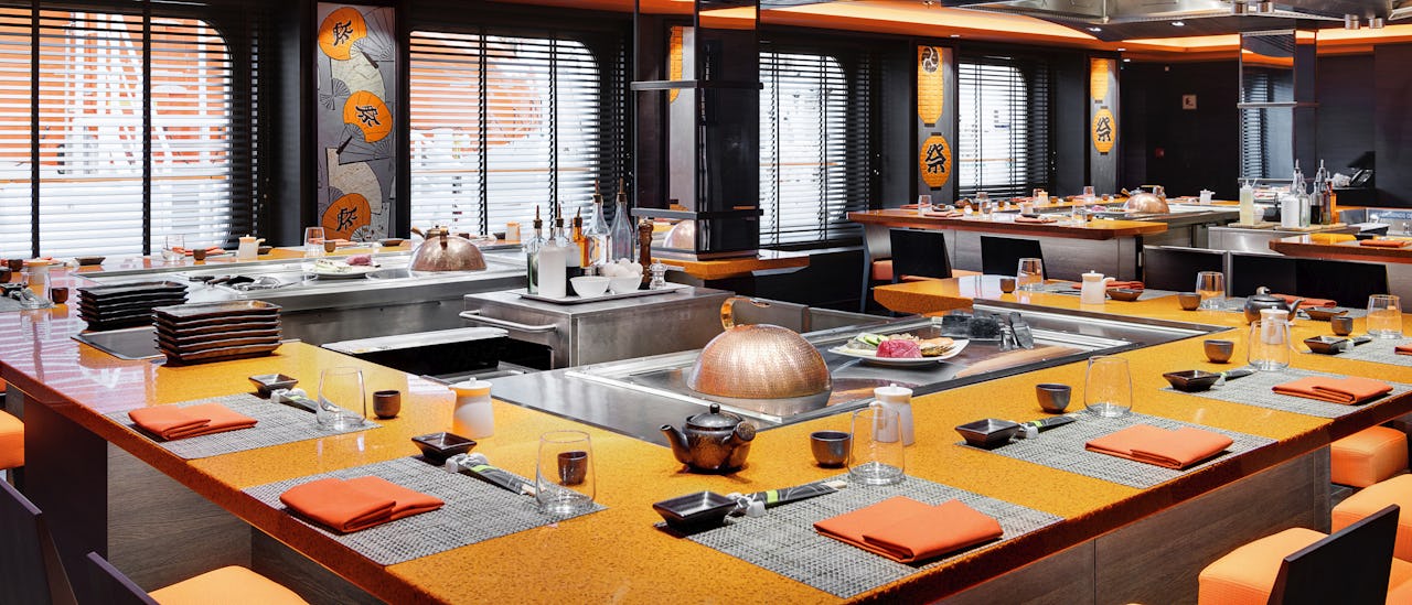 The sushi and teppanyaki restaurant Kaito