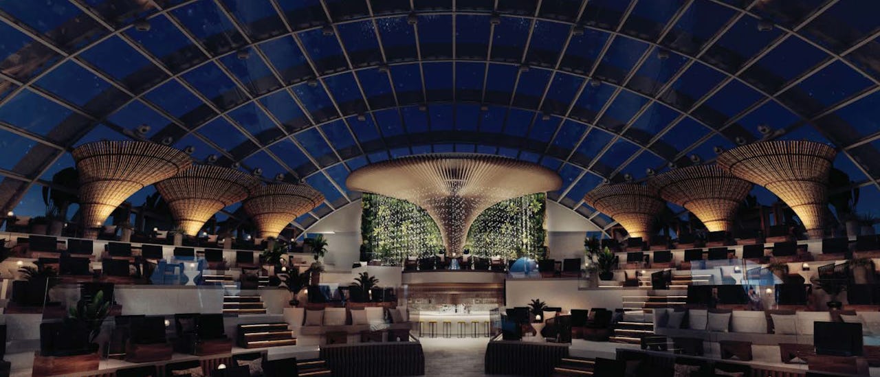 The Dome at night