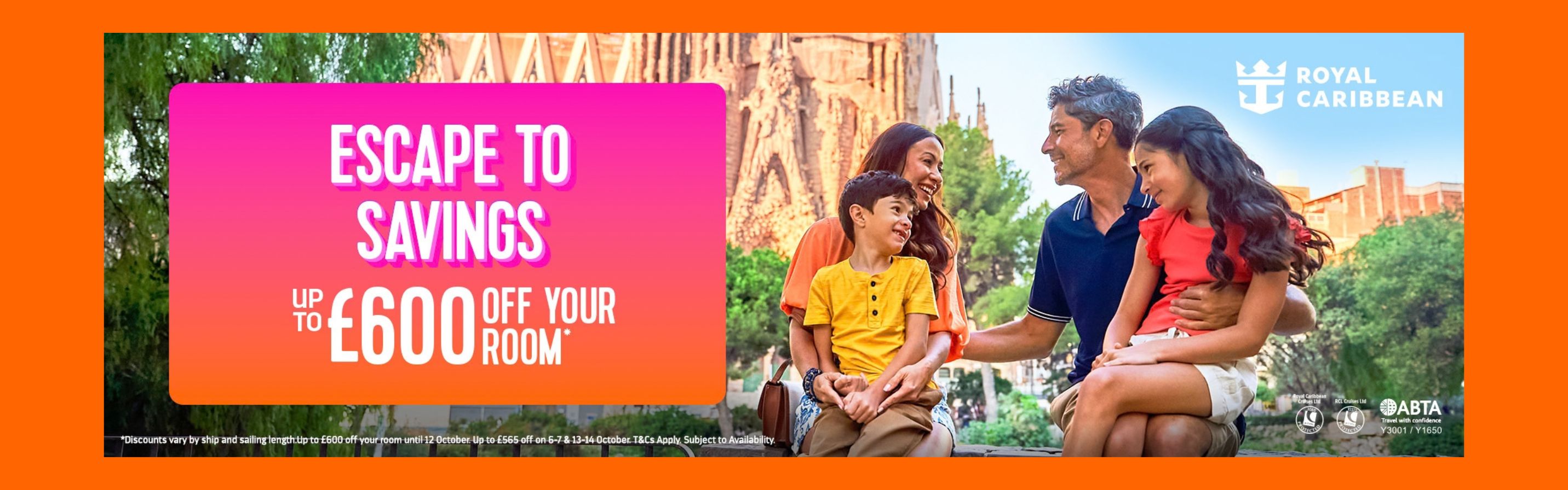 Save up to £600, kids sail from £99 and an extra £60 off Balcony and Suite bookings with code LEGENDARY60 - October's biggest cruise deal is right here.