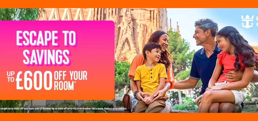 Save up to £600, kids sail from £99 and an extra £60 off Balcony and Suite bookings with code LEGENDARY60 - October's biggest cruise deal is right here.