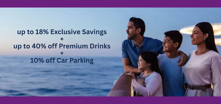 Your next MSC adventure sails straight from Southampton, no flights required. Save up to 18% on selected Meraviglia and Preziosa sailings, plus up to 40% off a Premium Drinks Package and 10% off cruise parking with code EASY10. Prices start from £368pp. Book by 30th September to lock in this month's exclusive offer.