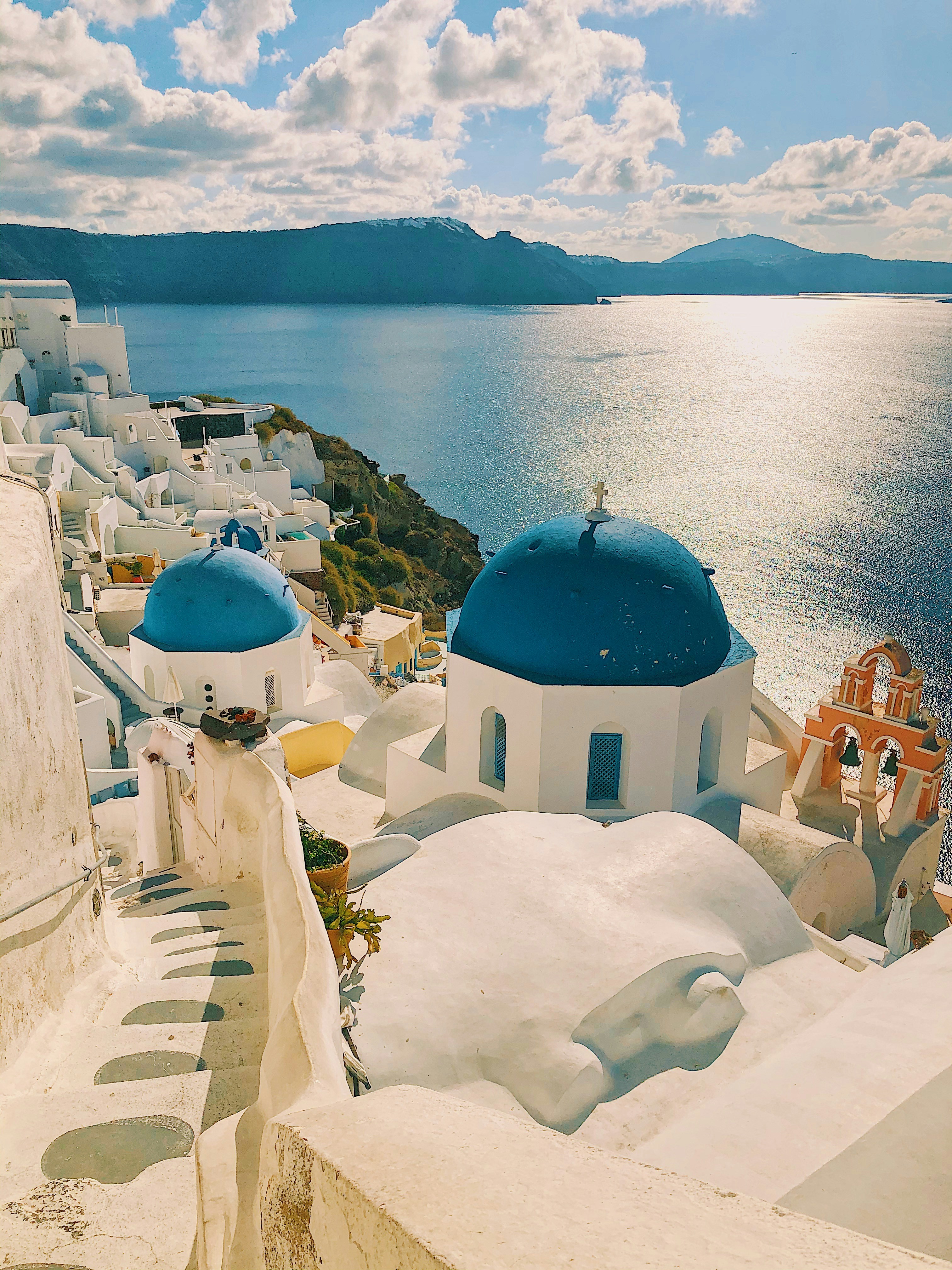 Santorini rooftops