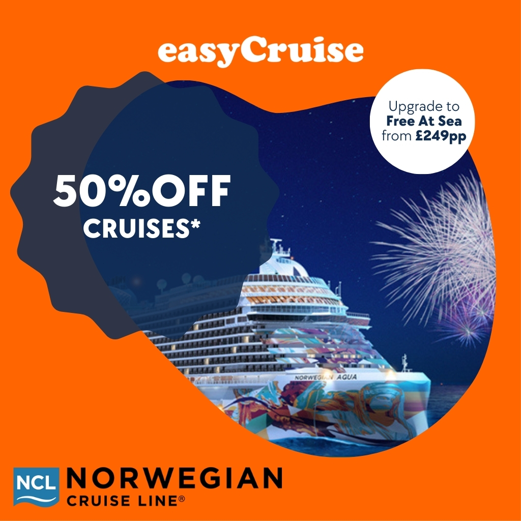 50% Off All NCL Cruises