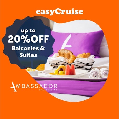 20% off Balconies & Suites