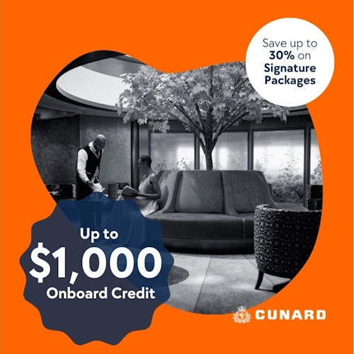 Cunard Spring OBC Sale