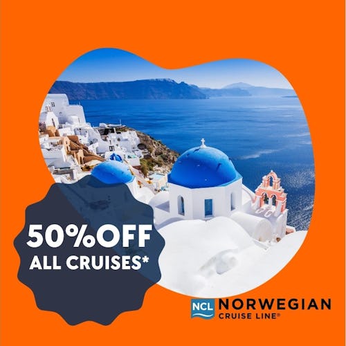 50% Off All NCL Cruises
