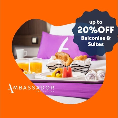 20% off Balconies & Suites